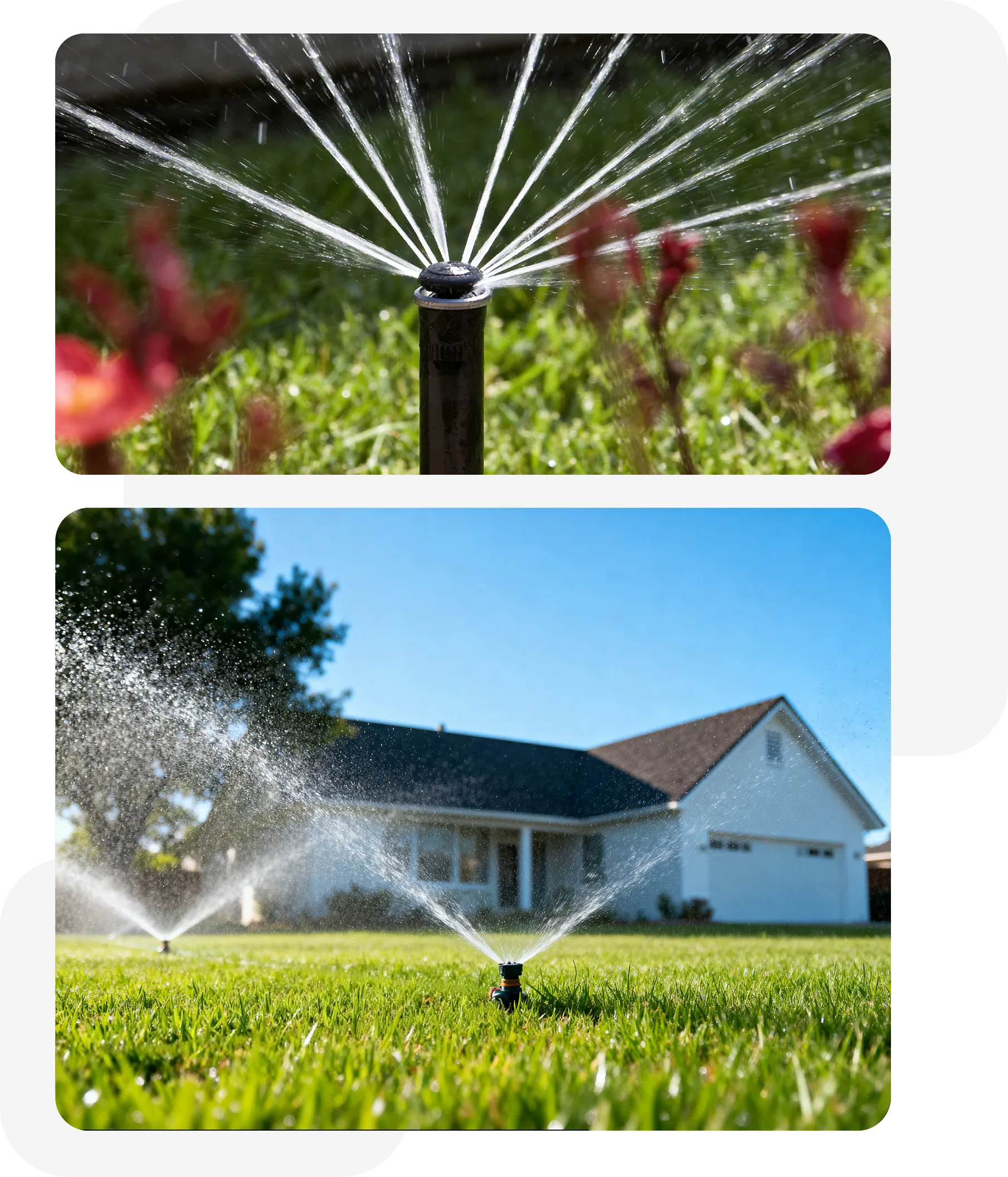 Blue 2 Green Landscape Services: Custom Irrigation Services example 1