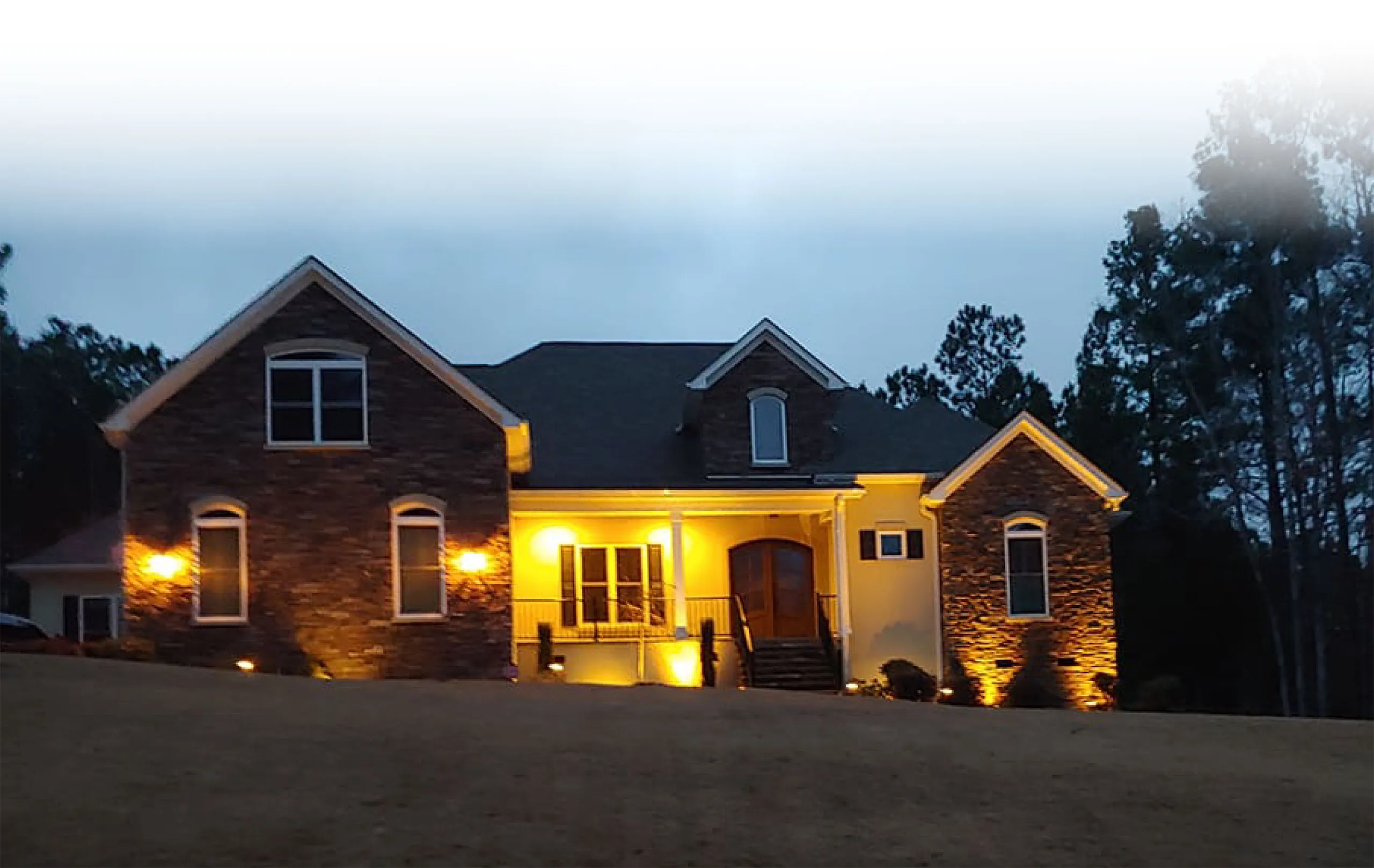 Landscape Lighting Installation with Blue 2 Green Services
