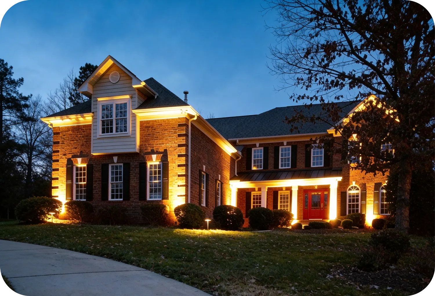 Blue 2 Green Landscape Lighting example 2